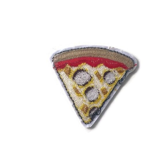 Pepperoni Pizza Slice Embroidered Patch - Picture 3 of 3